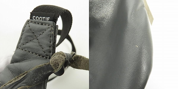 実際に弊社で買取させて頂いたCOOTIE/クーティー Leather Waist Pack ボディバッグ/ウエストバッグの画像 9枚目