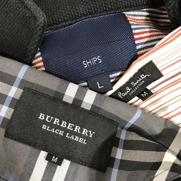 実際に弊社で買取させて頂いた【おまとめ】シップス/バーバリーブラックレーベル/ポールスミス 他 ダウンジャケット/パーカー/コート 等