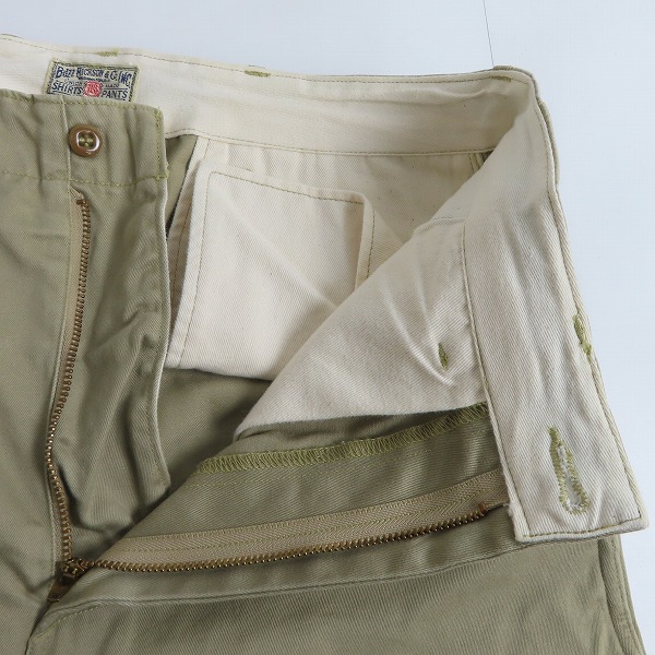 実際に弊社で買取させて頂いたBuzz Rickson's/バズリクソンズ チノパンツ/ワークパンツ BR40025 W32の画像 5枚目