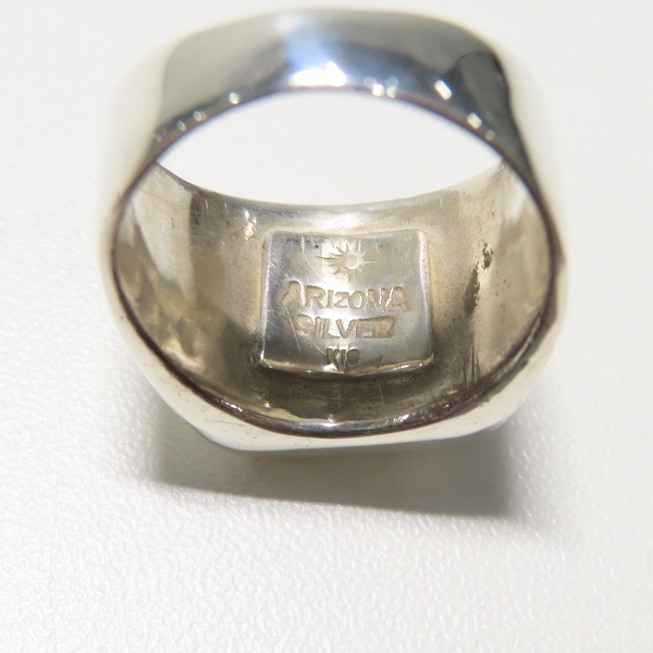 実際に弊社で買取させて頂いたARIZONA FREEDOM/アリゾナフリーダム 太陽神 プレーン リング/18.5号-19号の画像 6枚目