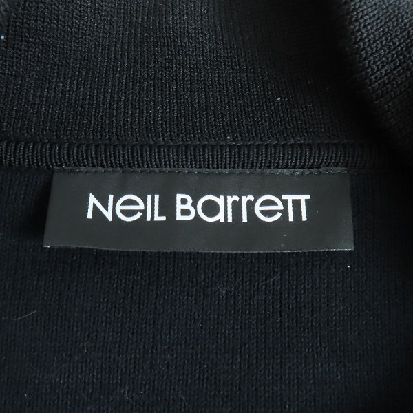 実際に弊社で買取させて頂いたNEIL BARRETT/ニール・バレット ニットライダースジャケット PBMA473C B602/Sの画像 2枚目