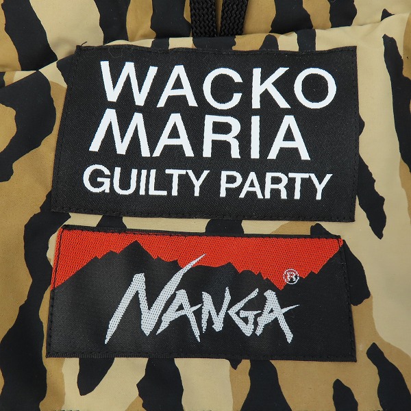 実際に弊社で買取させて頂いた【未使用】WACKO MARIA × NANGA/ワコマリア×ナンガ LEOPARD DOWN JACKET TYPE-2 21FW-WMO-NA05 XLの画像 2枚目