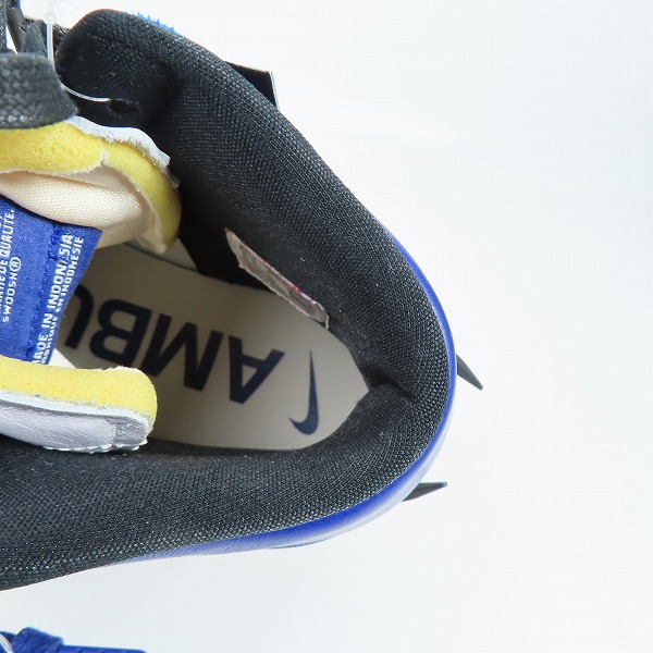 実際に弊社で買取させて頂いた【未使用】NIKE×AMBUSH/ナイキ×アンブッシュ DUNK HIGH DEEP ROYAL ダンクハイ ディープロイヤル CU7544-400 /26.5の画像 4枚目