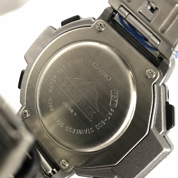 実際に弊社で買取させて頂いたCASIO/カシオ PRO TREK/プロトレック トリプルセンサー PRT-600【動作未確認】の画像 4枚目