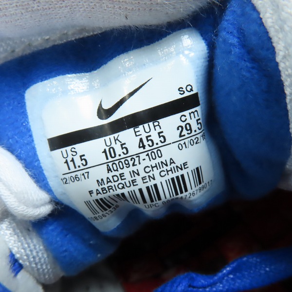 実際に弊社で買取させて頂いたNIKE×atmos/ナイキ×アトモス AIR MAX 1 PRNT/エアマックス1 プリント AQ0927-100 29.5の画像 5枚目