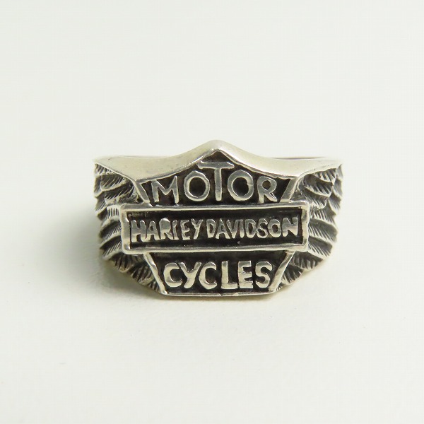 実際に弊社で買取させて頂いたHARLEY-DAVIDSON/ハーレーダビッドソン シルバー925 ロゴリング 18.5号の画像 1枚目