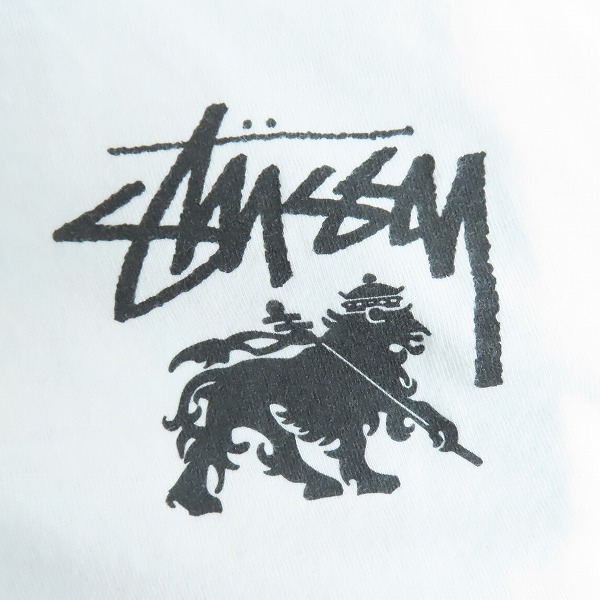 実際に弊社で買取させて頂いたSTUSSY/ステューシー ラスタプリント バックプリント Tシャツ/Sの画像 5枚目