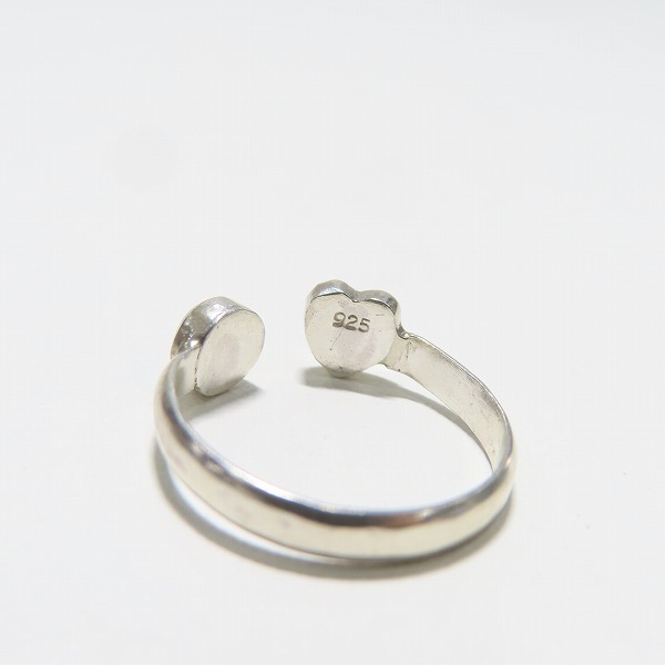 実際に弊社で買取させて頂いたHOLLYWOOD RANCH MARKET/ハリウッドランチマーケット ハート ストーンリング 8.5号の画像 6枚目