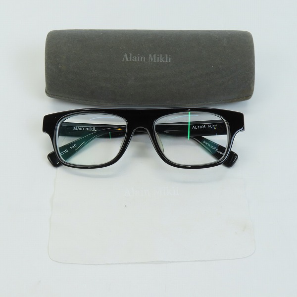 実際に弊社で買取させて頂いたALAIN MIKLI/アランミクリ メガネフレーム AL1306-A011の画像 9枚目