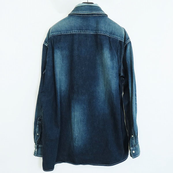 実際に弊社で買取させて頂いたMaison MIHARA YASUHIRO/メゾンミハラヤスヒロ ダブルレイヤードデニムシャツ J11SH021/48の画像 1枚目