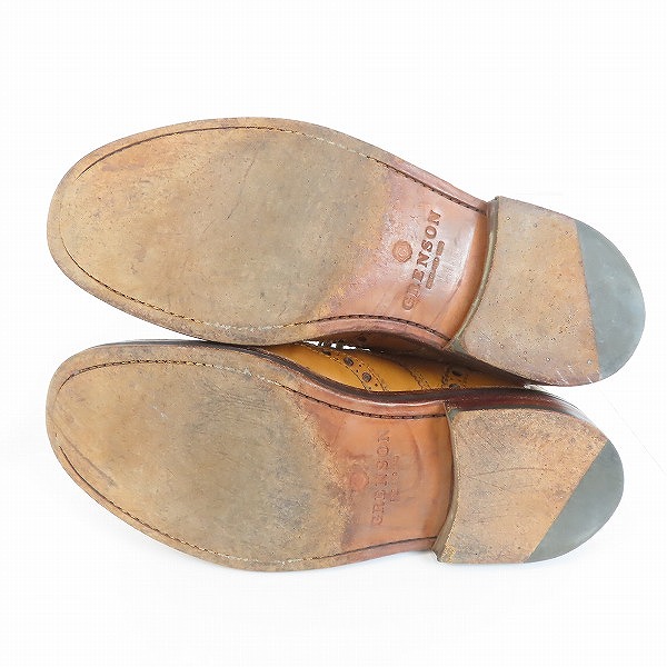実際に弊社で買取させて頂いたGRENSON/グレンソン ウイングチップ ドレスシューズ 5067/8Gの画像 2枚目