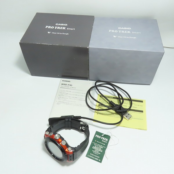 実際に弊社で買取させて頂いたCASIO/カシオ PROTREK/プロトレック スマートウォッチ WSD-F30-RGの画像 6枚目