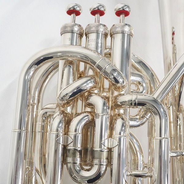 実際に弊社で買取させて頂いた★YAMAHA/ヤマハ NEO YBH-831S バリトン 3ピストン 銀メッキ仕上 ハードケース付の画像 6枚目