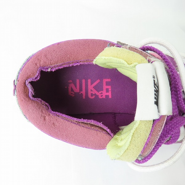 実際に弊社で買取させて頂いたNIKE×KAWS×SACAI/ナイキ×カウズ×サカイ BLAZER LOW/ブレーザーロー パープルダスク DM7901-500/26.5の画像 4枚目