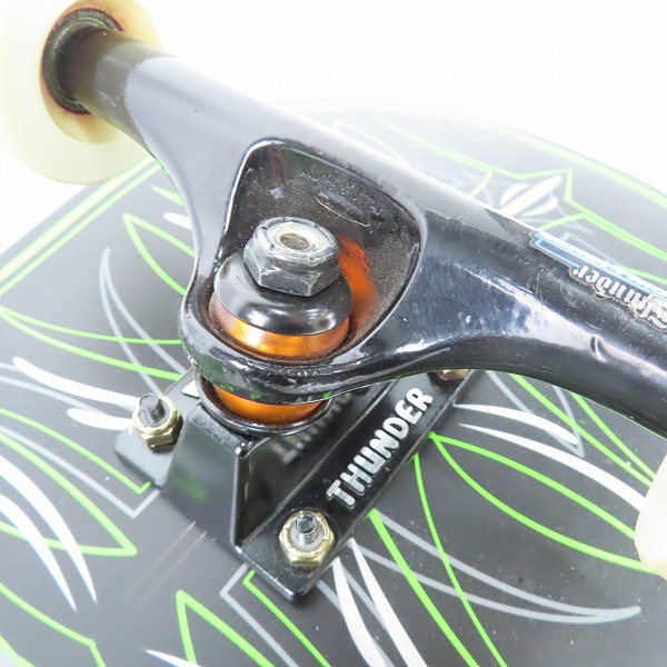 実際に弊社で買取させて頂いたCREATURE/クリーチャー VX RUSSELL TO THE GRAVE THUNDERトラック スケートボード/スケボー コンプリートデッキの画像 2枚目