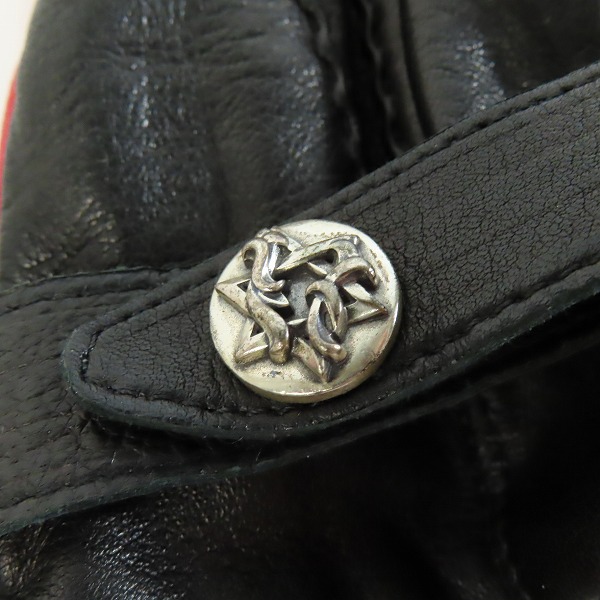 実際に弊社で買取させて頂いたDEAL DESIGN/ディールデザイン レザーグローブ グローブホルダー付きの画像 4枚目