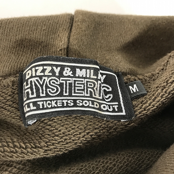 実際に弊社で買取させて頂いたHYSTERIC GLAMOUR/ヒステリックグラマー オーバーサイズパーカー VIXEN GIRL 02213CF10/Mの画像 2枚目