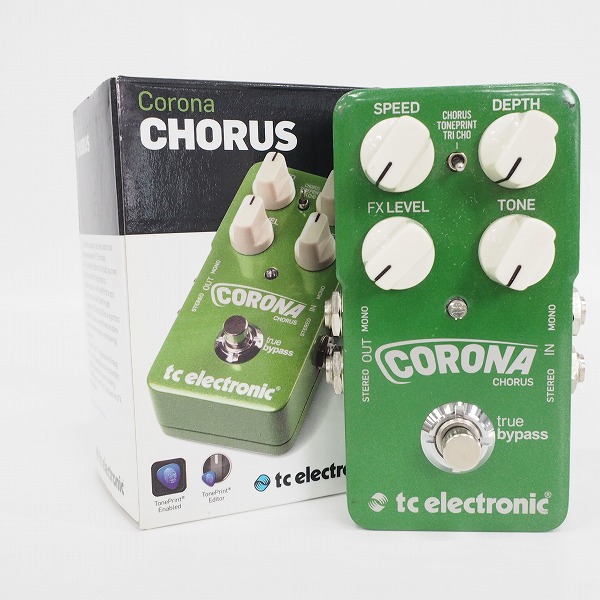 実際に弊社で買取させて頂いたtc electronic/ティーシーエレクトロニック CORONA CHORUS コーラス エフェクター【動作確認済】