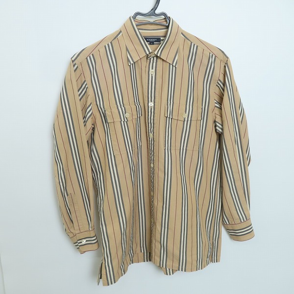 実際に弊社で買取させて頂いたBurberry London/バーバリーロンドン ストライプシャツ 01160-12/L