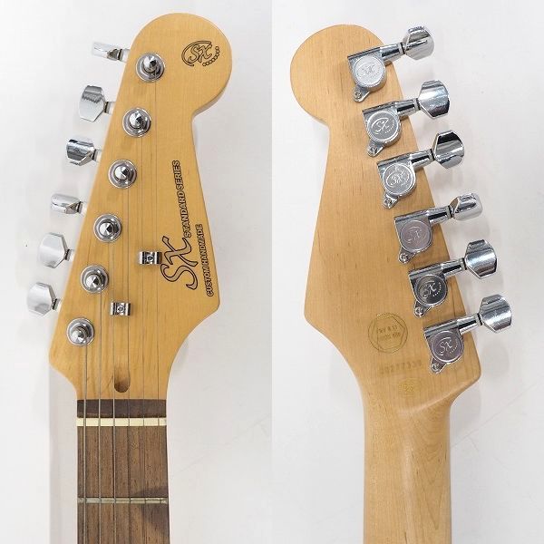 実際に弊社で買取させて頂いた★SX STANDARD SERIES CUSTOM HANDMADE ストラトキャスターType エレキギター ソフトケース付の画像 2枚目
