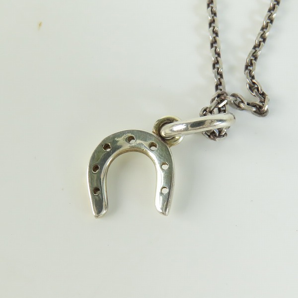 実際に弊社で買取させて頂いたHERMES/エルメス Ag925 ホースシュー/馬蹄チャーム ネックレスの画像 2枚目