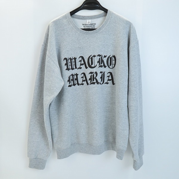 実際に弊社で買取させて頂いたWACKO MARIA/ワコマリア 22AW オールドイングリッシュロゴ 刺繍 スウェット M