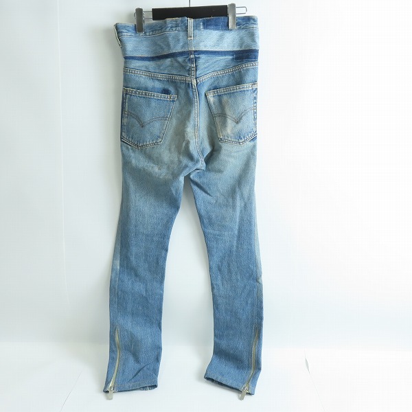 実際に弊社で買取させて頂いたAG by EXPERIMENT/エージーバイエクスペリメント サイドジップ デニムパンツ/1の画像 1枚目