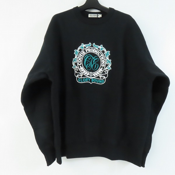 実際に弊社で買取させて頂いた【未使用】COOTIE/クーティー Print Crewneck Sweatshirt EMBLEM クルーネックスウェット CTE-21A326/M