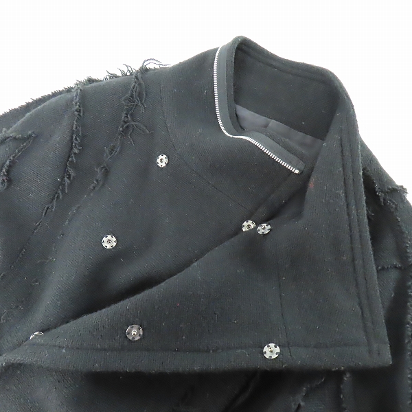 実際に弊社で買取させて頂いたUNDERCOVER/アンダーカバー 再構築 ウールジャケット/Fの画像 2枚目