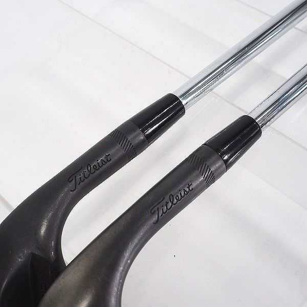 実際に弊社で買取させて頂いたTitleist/タイトリスト VOKEY DESIGN/ボーケイデザイン SM8 ウェッジ 52°/12F,58°/12D ジェットブラック 2本セットの画像 2枚目