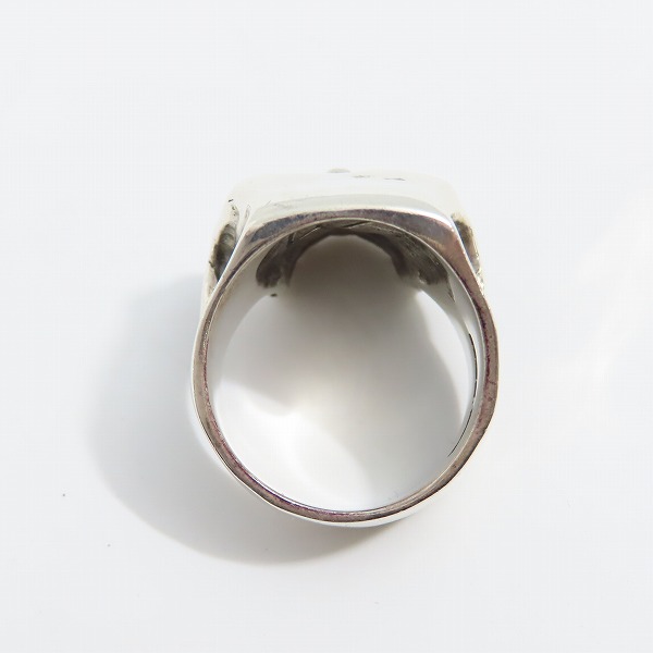 実際に弊社で買取させて頂いたCRAZY PIG/クレイジーピッグ LEMOLA SKULL RING レモラスカル リング 19.5-21.5号の画像 5枚目