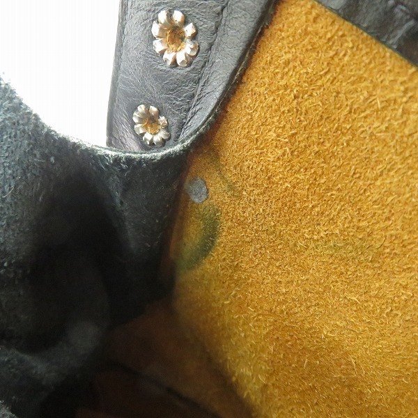 実際に弊社で買取させて頂いたRED WING/レッドウィング  9inch/インチ Logger Boots/ロガーブーツ レースアップ 茶芯 ブラック 9210/8.5Dの画像 6枚目