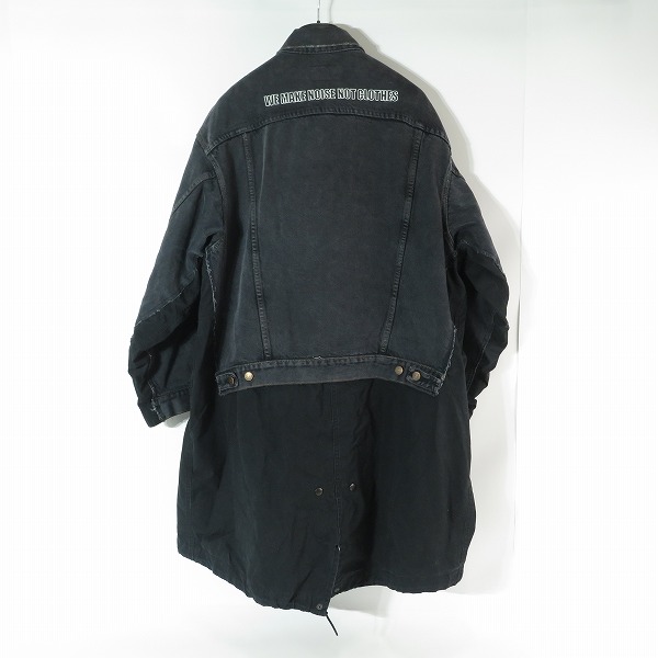 実際に弊社で買取させて頂いたUNDERCOVER×Levis/アンダーカバー×リーバイス HYBRID TRACKER MODS COAT 再構築モッズコート A5223 0001/XLの画像 1枚目