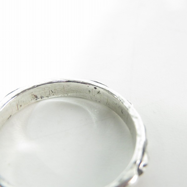 実際に弊社で買取させて頂いた(1)Bill Wall Leather/BWL/ビルウォールレザー R202 Thin クロスリング/19号の画像 7枚目