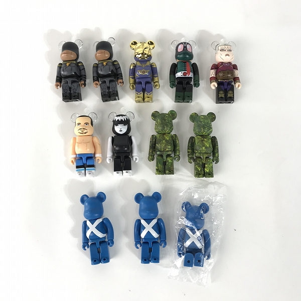 実際に弊社で買取させて頂いた【おまとめ/未開封含む】BE@RBRICK/ベアブリック  北斗の拳 ラオウ/ブラックアダム/シン仮面ライダー 等 100%