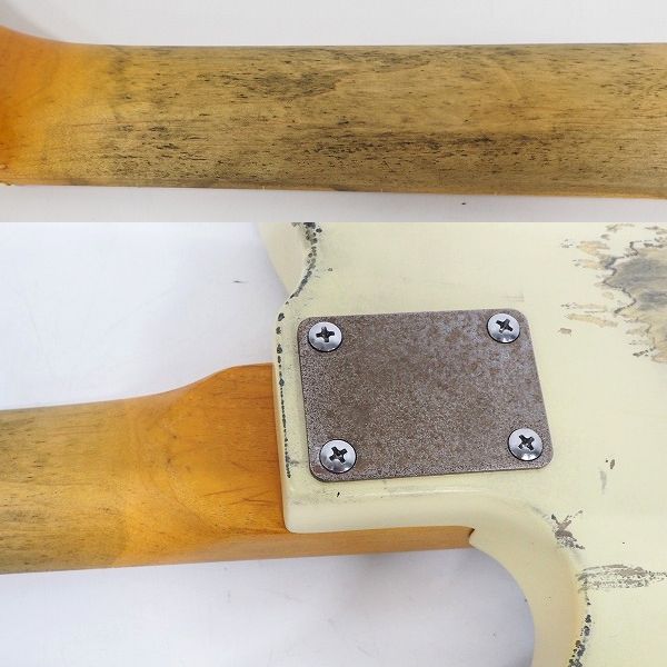 実際に弊社で買取させて頂いた★メーカー不明 テレキャスターType エレキギター ソフトケース付の画像 8枚目