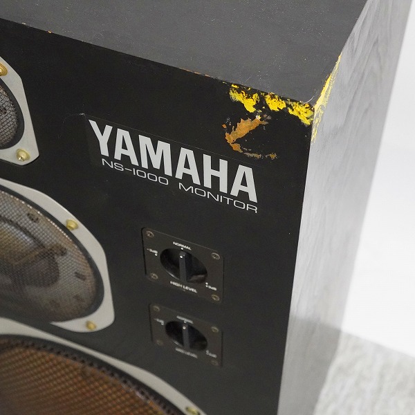 実際に弊社で買取させて頂いた ★【使用感有り】YAMAHA/ヤマハ NS-1000M ブックシェルフ型 スピーカー ペア 動作未確認の画像 3枚目
