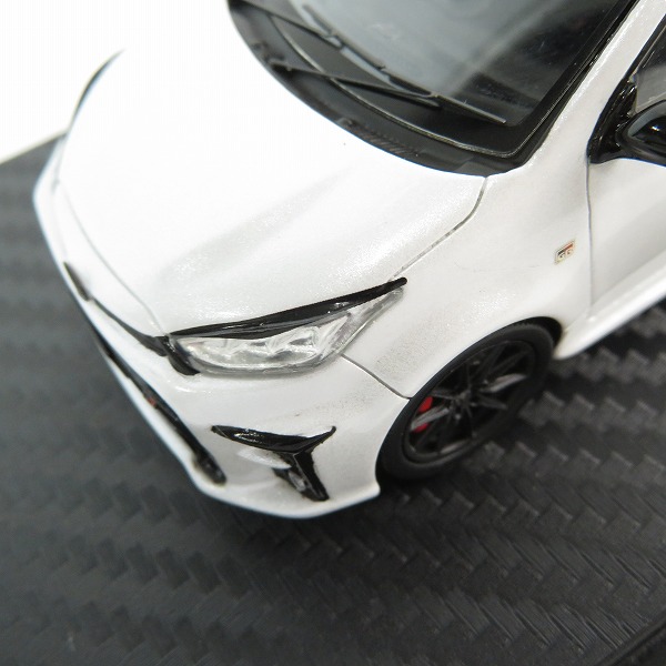 実際に弊社で買取させて頂いたメーカー不明 TOYOTA/トヨタ GR ヤリス プラチナホワイトパールマイカ/ミニカーの画像 6枚目