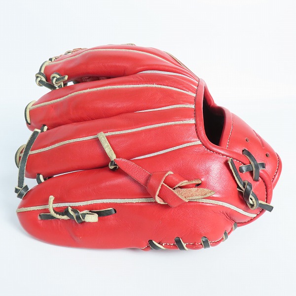 実際に弊社で買取させて頂いたHI-GOLD/ハイゴールド 己極シリーズ 軟式/内野手 右投げグローブ/OKG-7504の画像 1枚目