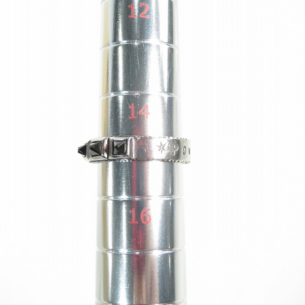 実際に弊社で買取させて頂いたLION HEART/ライオンハート スタッズ リング/15号の画像 7枚目