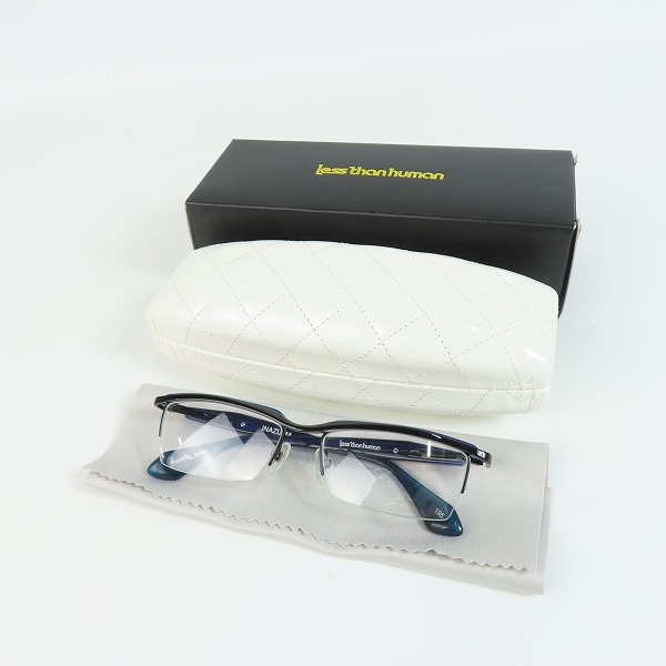実際に弊社で買取させて頂いたless than human/レスザンヒューマン INAZUMA 眼鏡/メガネフレーム/アイウェアの画像 9枚目