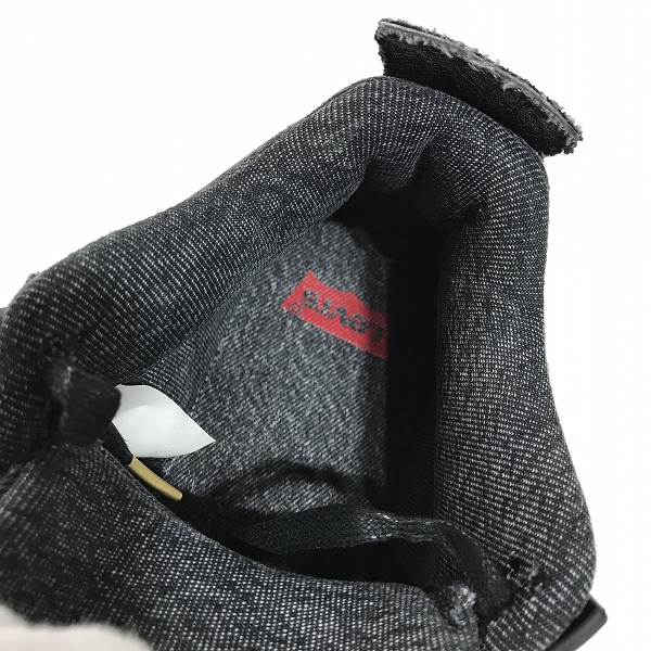 実際に弊社で買取させて頂いたNIKE×LEVIS/ナイキ×リーバイス AIR JORDAN 4 RETRO NRG/エアジョーダン4 ブラックデニム AO2571-001/26.5の画像 3枚目