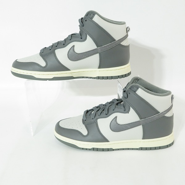 実際に弊社で買取させて頂いた【未使用】NIKE/ナイキ DUNK HI RETRO SE VNTG/ダンク ハイ レトロ スペシャルエディション ヴィンテージ DM0582-001/26.5の画像 3枚目