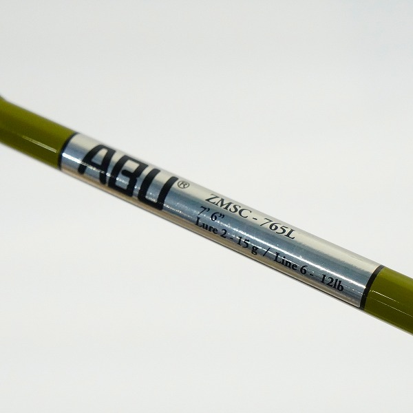 実際に弊社で買取させて頂いたAbuGarcia/アブガルシア ZMSC-765L Zoom Safari ズームサファリ ベイトロッド 5ピース パックロッド ルアーロッド ケース付きの画像 3枚目