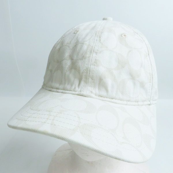 実際に弊社で買取させて頂いたCOACH/コーチ シグネチャー キャップ/帽子 68403