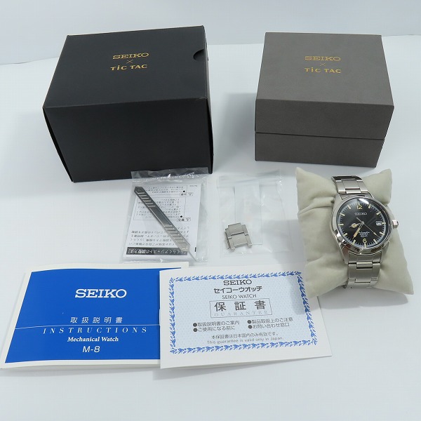 実際に弊社で買取させて頂いたSEIKO×TiCTAC/セイコー×ティックタック 35周年記念 自動巻き 腕時計/ウォッチ 4R35-02R0の画像 6枚目