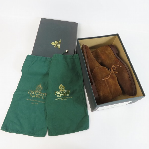 実際に弊社で買取させて頂いたCrockett&Jones/クロケット＆ジョーンズ CHUKKA スウェードチャッカ ブーツ 8489/8.5Dの画像 8枚目