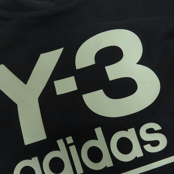 実際に弊社で買取させて頂いたY-3/ワイスリー 19AW Stacked Logo Short Sleeve Tee 半袖 ロゴ プリント Tシャツ FJ0409/Lの画像 7枚目