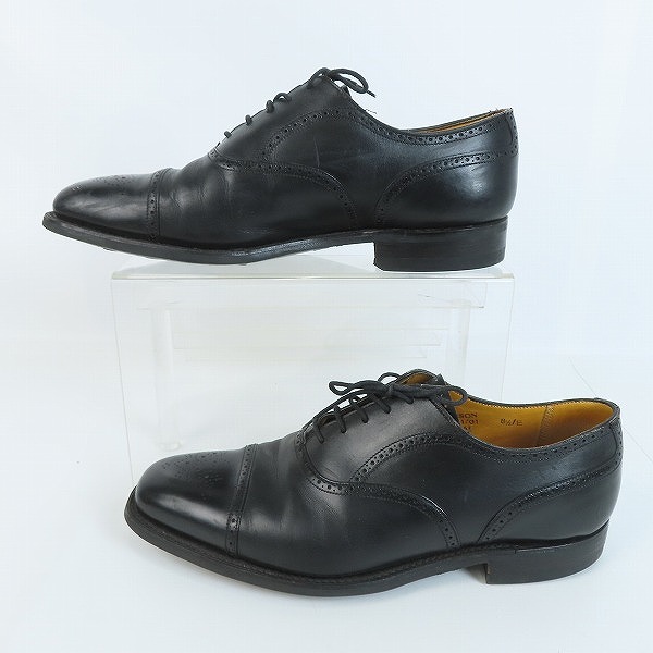 実際に弊社で買取させて頂いたGRENSON/グレンソン ストレートチップ メダリオン レザーシューズ 31901/8.5Eの画像 3枚目
