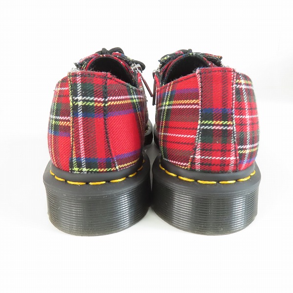 実際に弊社で買取させて頂いたDr.Martens/ドクターマーチン ZIP チェック 3ホール ブーツ 1461/UK7の画像 1枚目